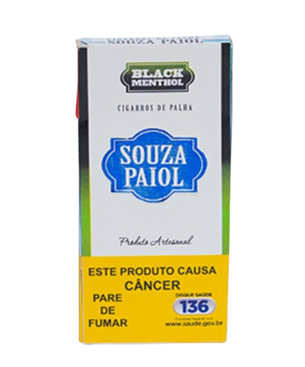 Palheiro Souza Paiol Black Menthol (Pack c/ 10 maços)