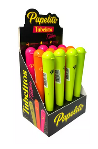 Tubo Papelito Neon (Display c/12)