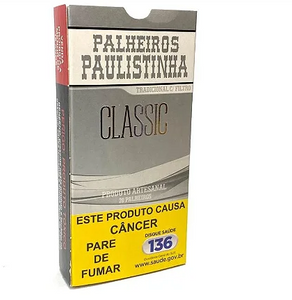 Palheiro Paulistinha Classic c/ Filtro (Maço c/ 20un)