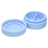 Container de Silicone Grande c/ Divisória Squadafum - Azul Pastel