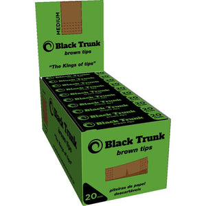 Caixa De Piteira Papel Black Trunk Medium 20mm Brown (c/ 20un)