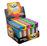 Isqueiro Moon Colorido - Caixa com 50 unidades