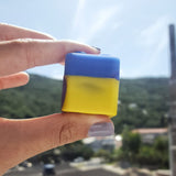 Container de Silicone Lego Mini Moon 3ml – Verde/Amarelo