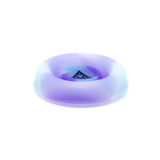 Cuia De Silicone Fractal Flúor - Azul/Roxo