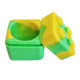 Container de Silicone Lego Mini Moon 3ml – Verde/Amarelo