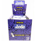 Filtro P/ Cigarro Aleda Slim Extra Long 6x22mm - Display com 10 Bags