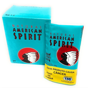 Tabaco Para Cigarro American Spirit 30g Blue - Display c/ 5 unid