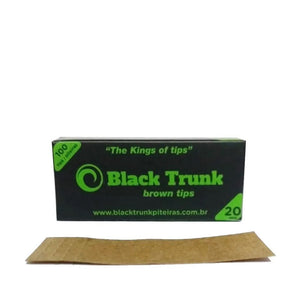 Piteira Papel Black Trunk Medium 20mm Brown (Unidade)
