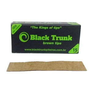 Piteira Papel Black Trunk Small 15mm Brown (Unidade)